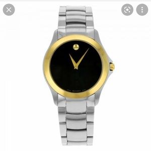 Movado two tone watch